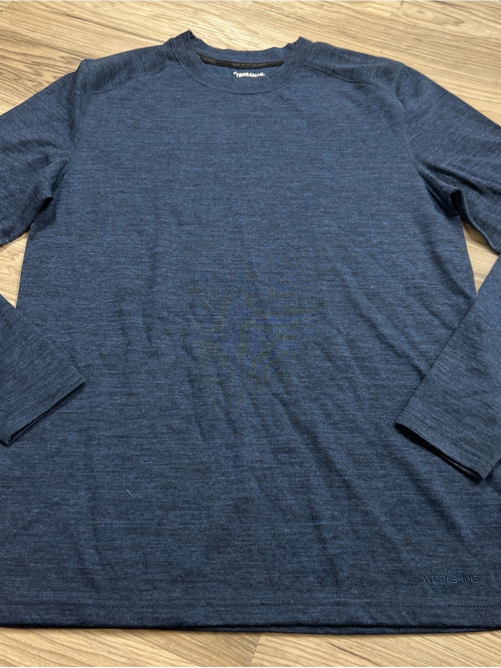 Terramar Woolskins 2.0 Base Layer Top UPF 50 Merino Wool Long Sleeve Men’s Small